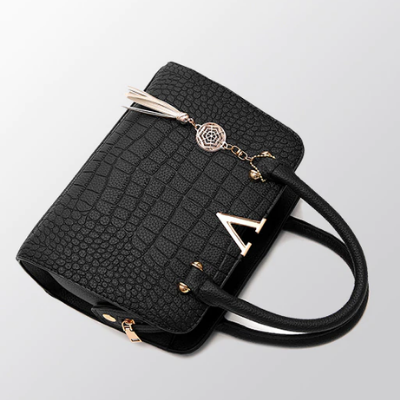 Krokodillen Leren Tas | Verfijnde Schoudertas met Krokodilmotief - Betaalbare Luxe