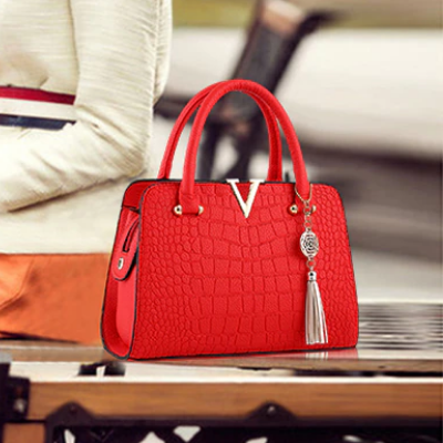 Krokodillen Leren Tas | Verfijnde Schoudertas met Krokodilmotief - Betaalbare Luxe
