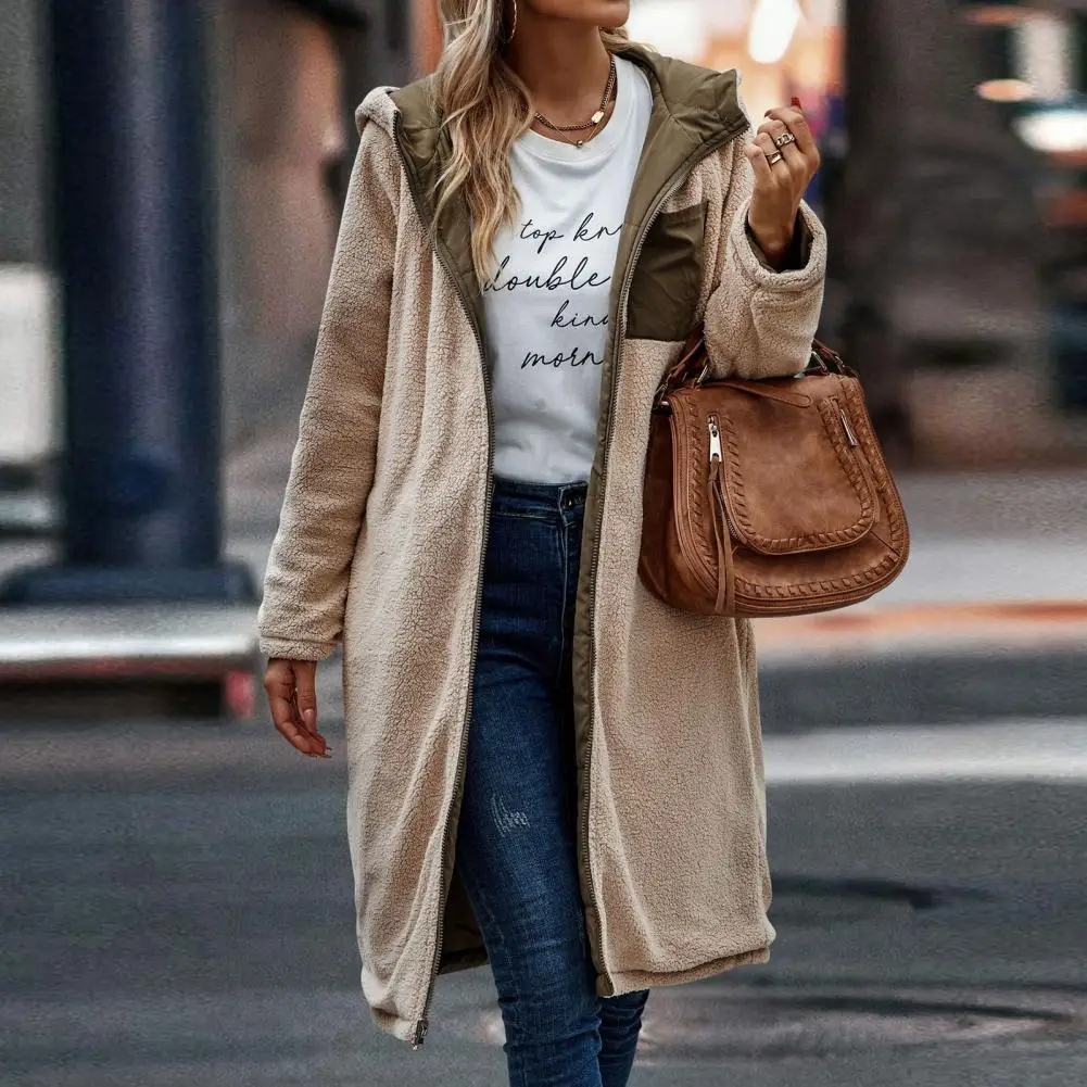 ShineStyle | Dubbelzijdige Pufferjas met Luxe Sherpa en Capuchon