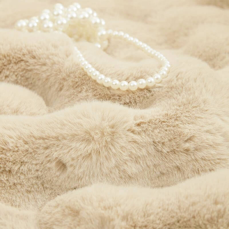 Gezellige Pluche Effen Kleur Antislip Bankhoes