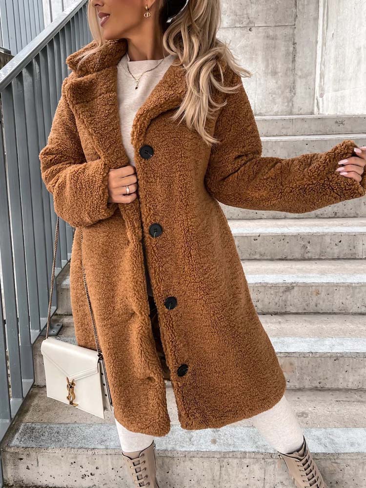Sierra Teddy Jas | Warme Lange Teddy Jas als Dé Top Trend van 2024