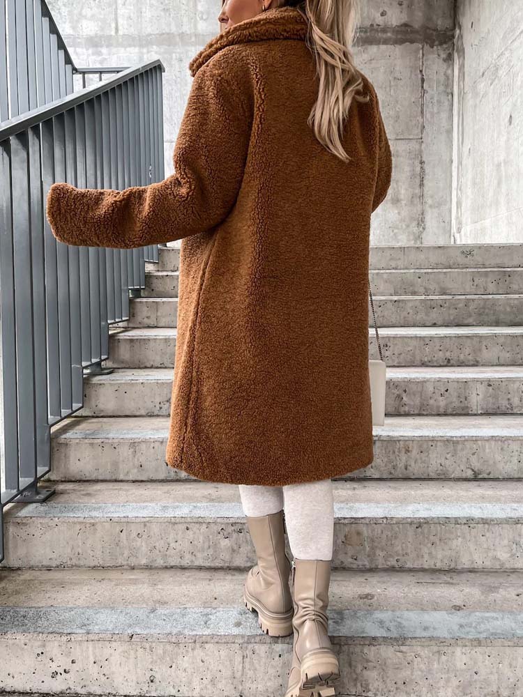 Sierra Teddy Jas | Warme Lange Teddy Jas als Dé Top Trend van 2024