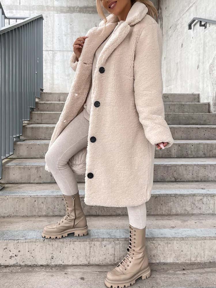 Sierra Teddy Jas | Warme Lange Teddy Jas als Dé Top Trend van 2024