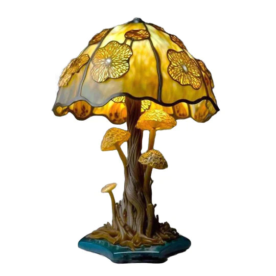 MossyShimmer | Glas-in-loodlamp - prachtig en rustgevend.