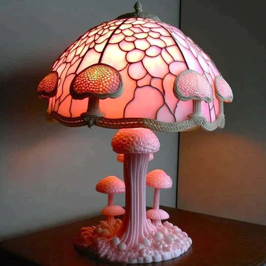 MossyShimmer | Glas-in-loodlamp - prachtig en rustgevend.