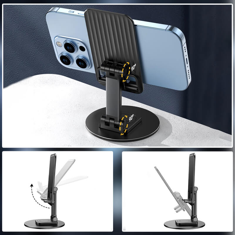 Draaibare telefoonhouder van aluminiumlegering