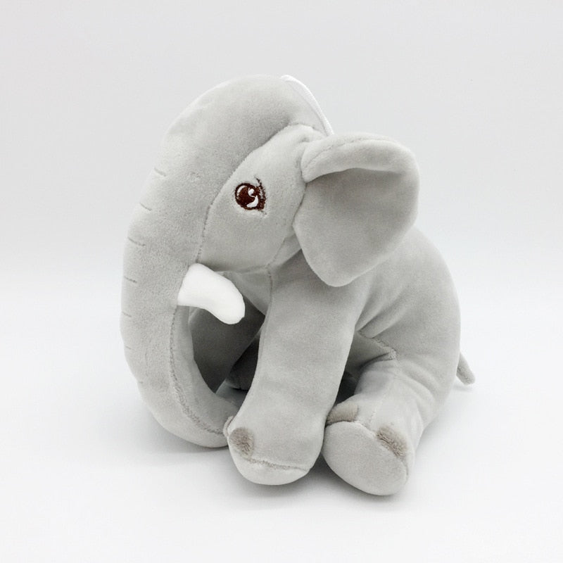 Zachte pluche speelgoedolifant voor baby's