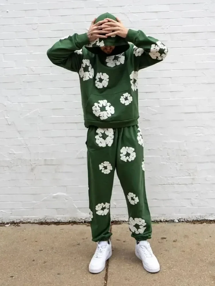 Gebloemde hoodie | Trainingspak