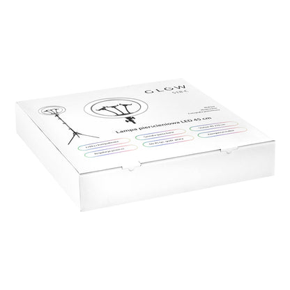 Ringlamp Glowwer 18" met statief 45W Zwart