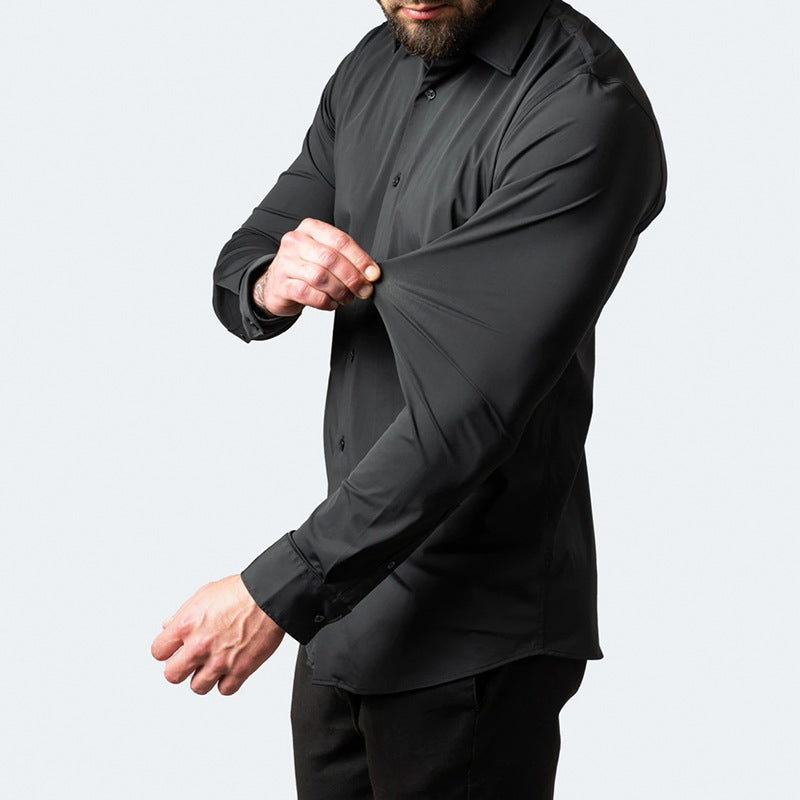 StretchShirt™ | Kreukvrij Sretch Overhemd Voor Mannen