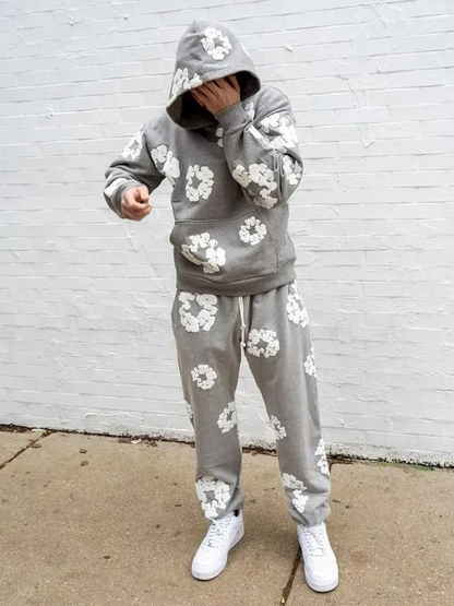 Gebloemde hoodie | Trainingspak