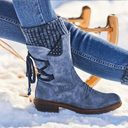 Sterre© -  De nieuwe kuit-hoge sneeuwlaarzen.