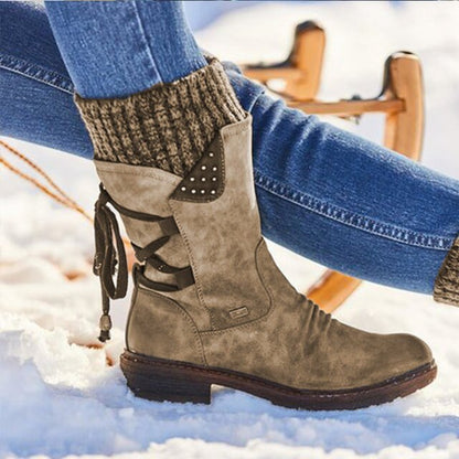 Sterre© -  De nieuwe kuit-hoge sneeuwlaarzen.