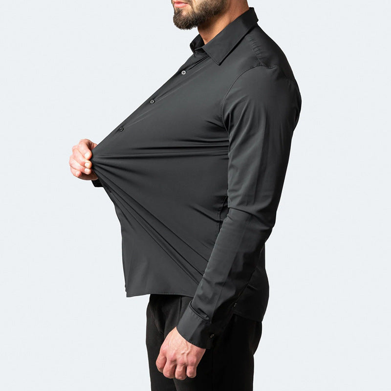 StretchShirt™ | Kreukvrij Sretch Overhemd Voor Mannen