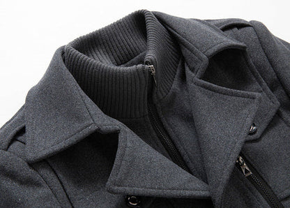 VANCE - Luxe Elegante Heren Winterjas
