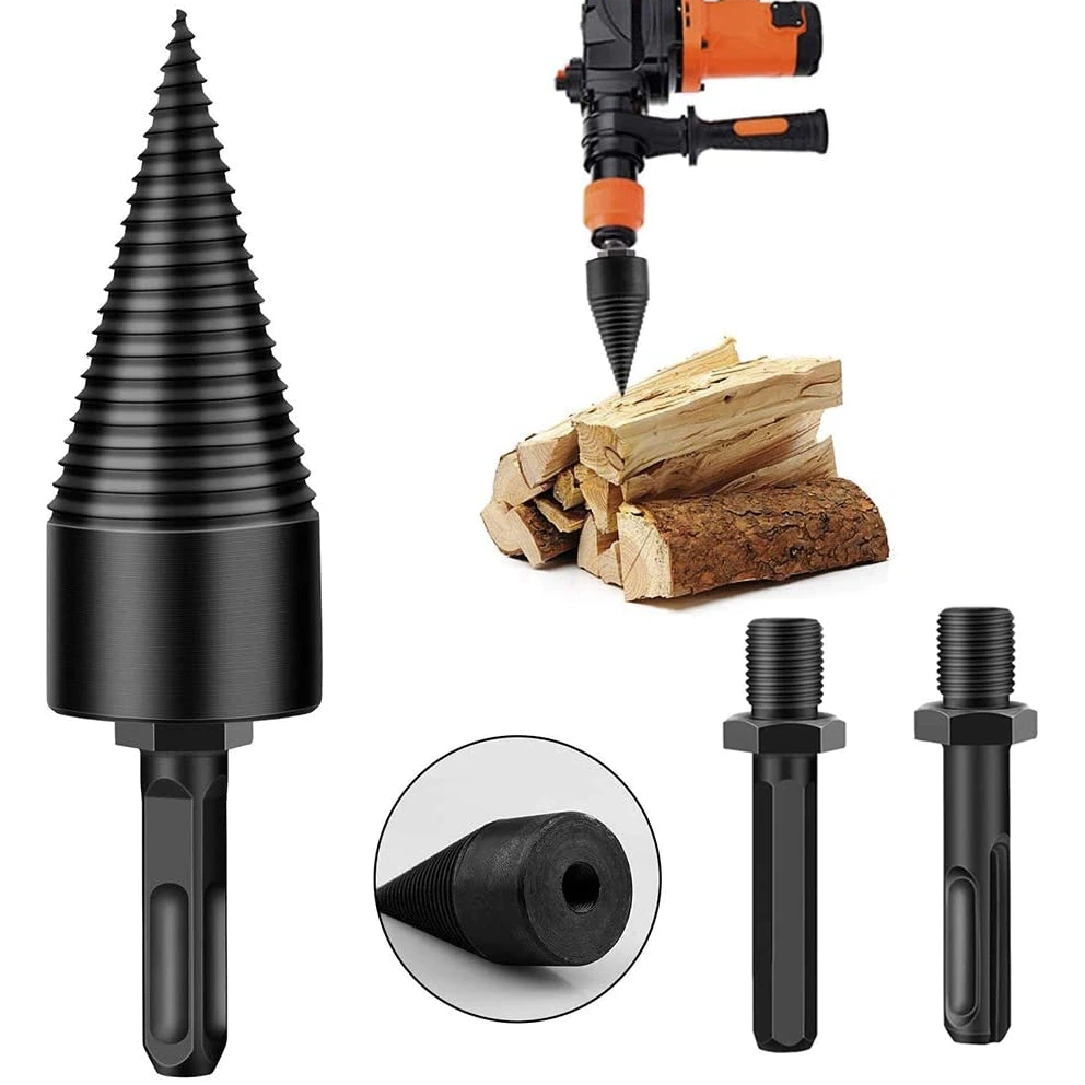 BoorBaas HoutSplitter - Werkt met elke boor!