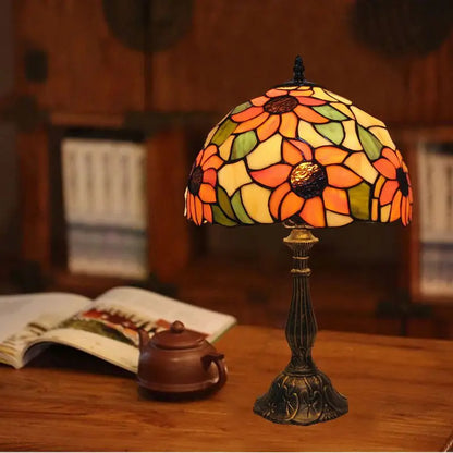 RadiantBloom - Tiffany Bureau Lamp
