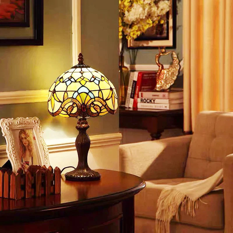 RadiantBloom - Tiffany Bureau Lamp