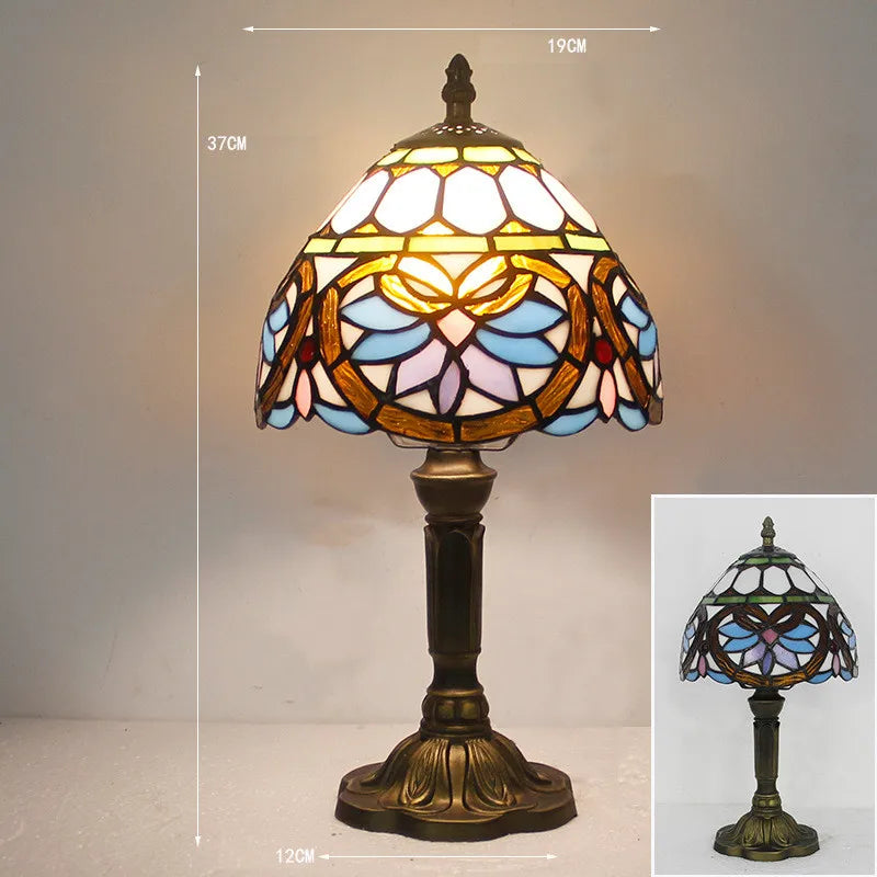 RadiantBloom - Tiffany Bureau Lamp