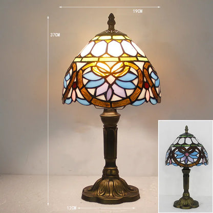RadiantBloom - Tiffany Bureau Lamp