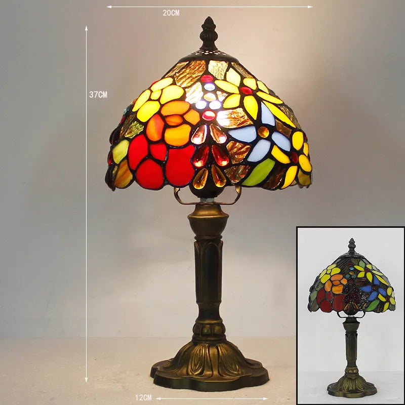 RadiantBloom - Tiffany Bureau Lamp