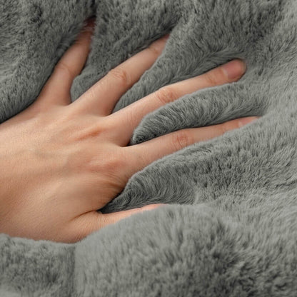 Gezellige Pluche Effen Kleur Antislip Bankhoes