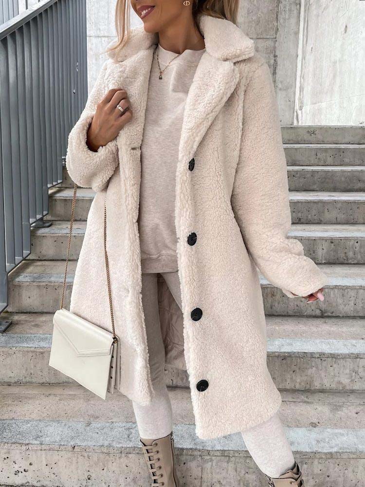 Sierra Teddy Jas | Warme Lange Teddy Jas als Dé Top Trend van 2024
