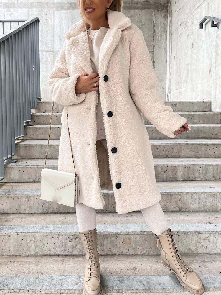 Sierra Teddy Jas | Warme Lange Teddy Jas als Dé Top Trend van 2024
