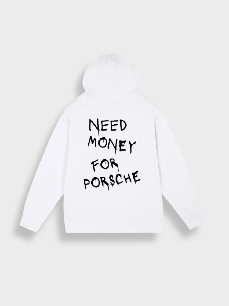 Need Money for Porsche trui met capouchon