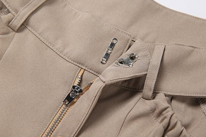 Hoge taille wijde broek
