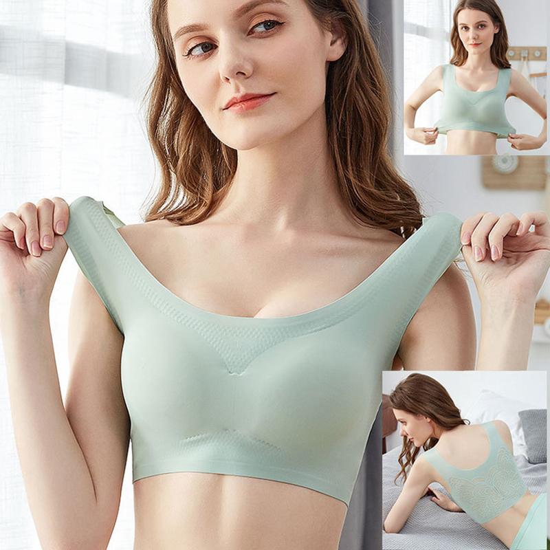 Extreem dunne grote maat Ice Silk Comfort-bh