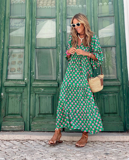Arianna Dames lange jurk | Fashionable en Comfy