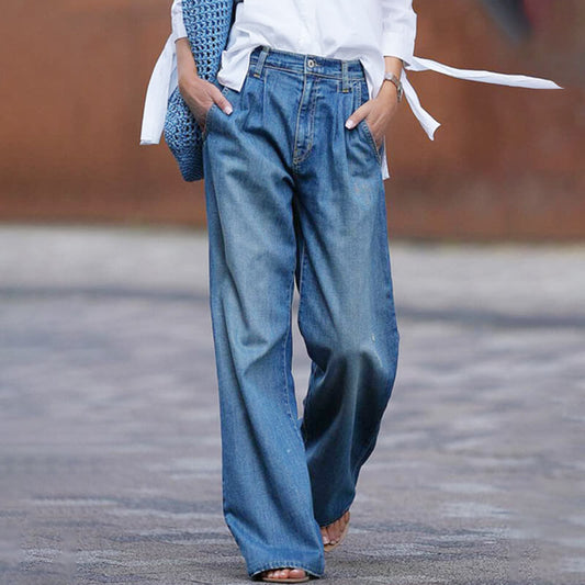 Virginia | Oversized Comfortabele Jeans Broek
