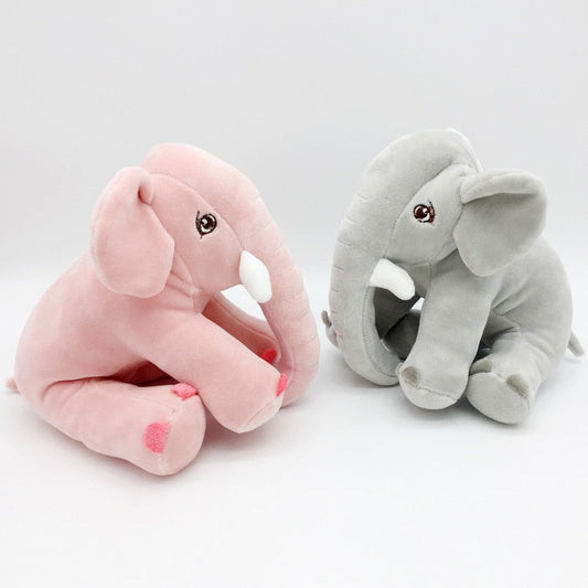 Zachte pluche speelgoedolifant voor baby's