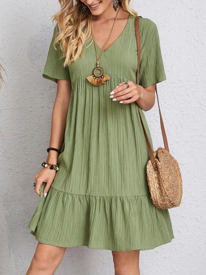 Claire - Casual losse jurk met V-halslijn